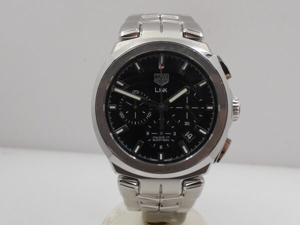 Cronografo TAG Heuer Link Calibre 17 Automatic CBC2110 With LINK BRACELET Acciaio
