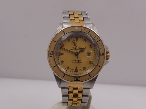 Tudor Prince Oysterdate Mini Sub 94401 By Rolex Nipple Dial Automatico Acciaio & 18Kt G.F. Anno 1988