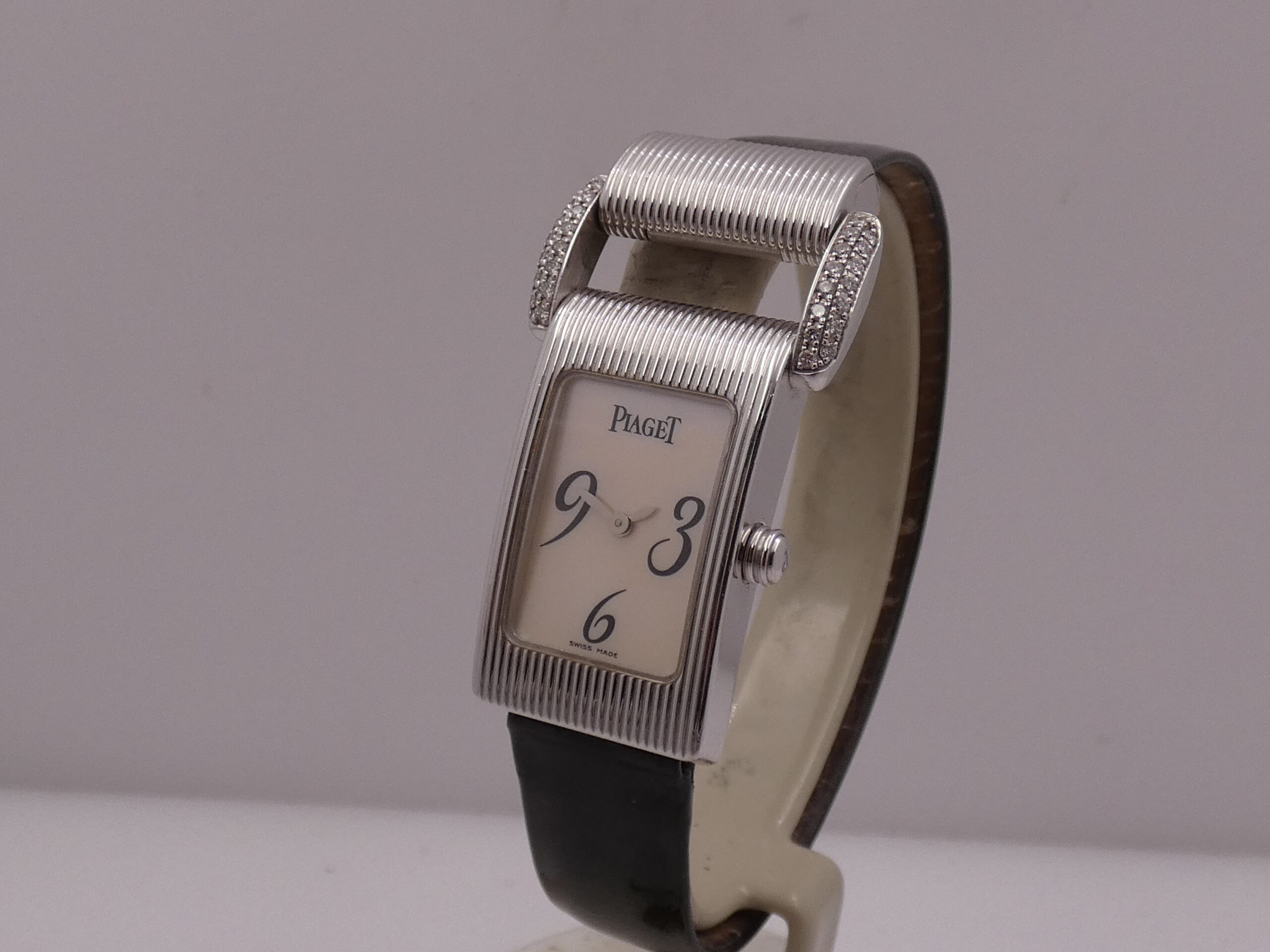 Piaget Protocole Lady 5322 Oro Bianco 18Kt & Anse Factory Diamonds M.O.P. DIAL ANNI 2000 - immagine 10