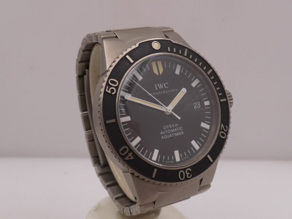 IWC Aquatimer Automatic 2000 GST 2000m IW353601 Black Dial Titanio Anni 2000 Braccialato