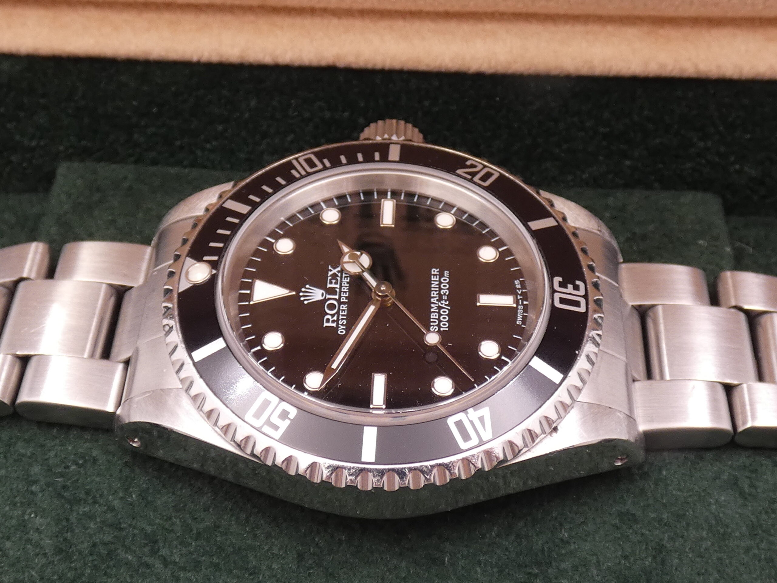 Rolex Submariner (No Date) 14060 MAI LUCIDATO Anno1998 Automatico Bracciale Oyster Acciaio - immagine 10