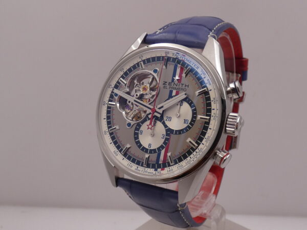 Zenith El Primero Chronomaster 1969 Tour Auto OPEN HEART BOX&PAPERS Anno 2015 Automatico Acciaio Edizione Limitata 500 pz