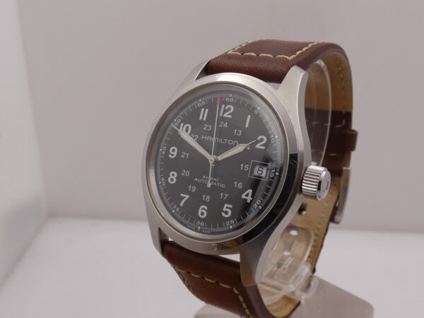 Hamilton Khaki Field Automatico LIKE NEW BOX&PAPERS Anno 2020 Acciaio Ref. H704450