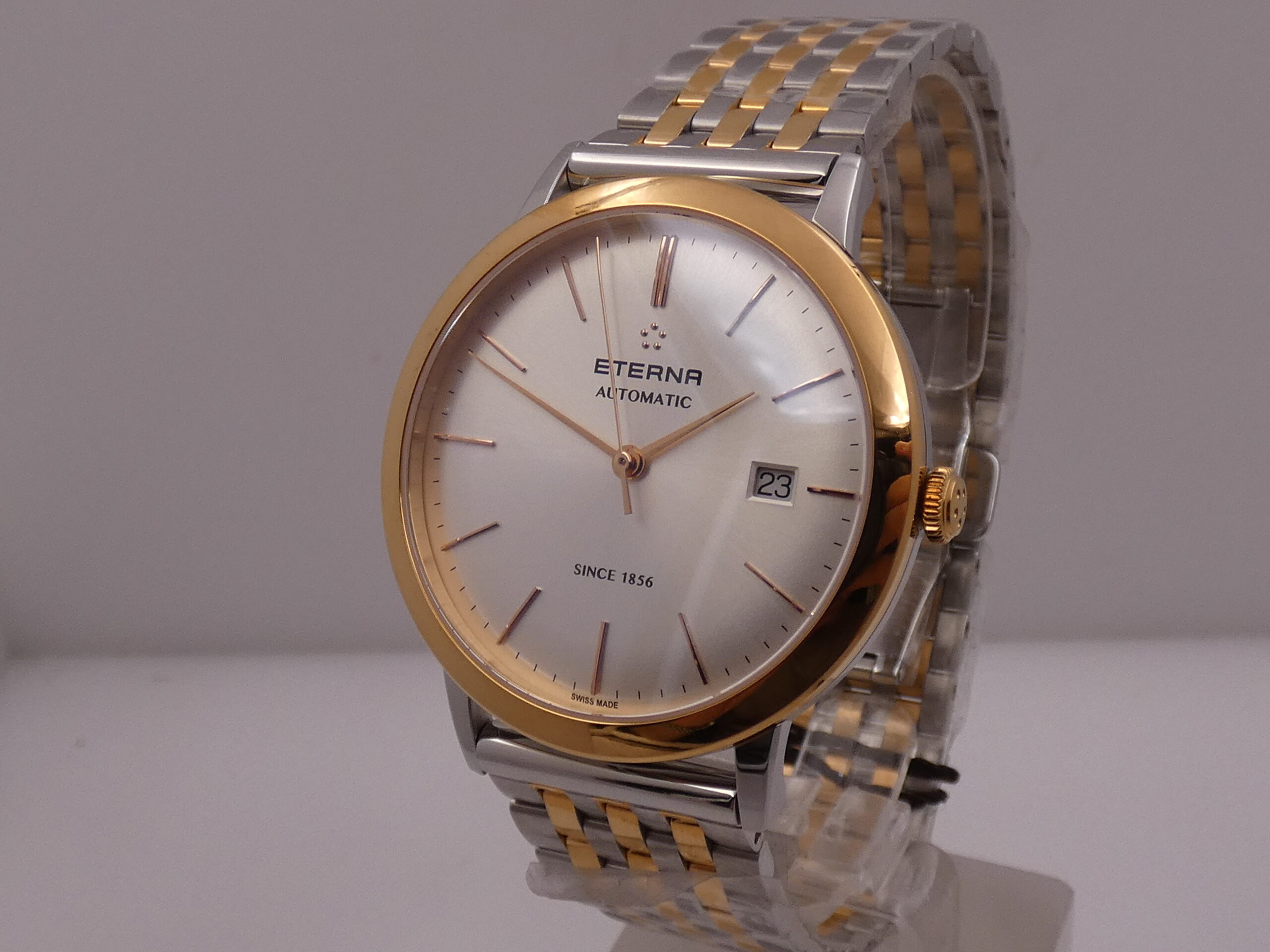 Eterna Eternity Acciaio&18Kt Rose G.F. Automatico NEW BOXPAPERS Anno 2024 Ref. 2700.53.11.1737 Mai Indossato - immagine 10