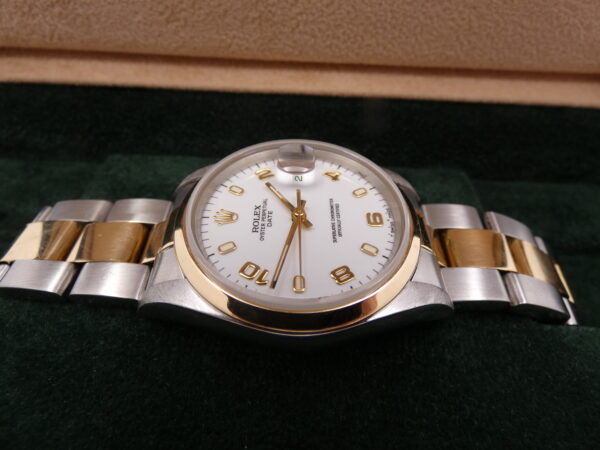 Rolex Oyster Perpetual Date 15203 Acciaio&Oro 18Kt Gold ANNO 1997 Automatico Oyster Bracelet