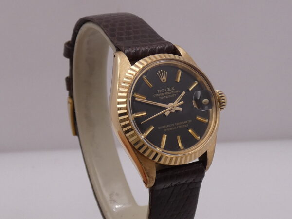 Rolex Lady-Datejust 6916 GILT DIAL Oro Massiccio 18Kt ANNO 1973 Automatico Wonderful Watch