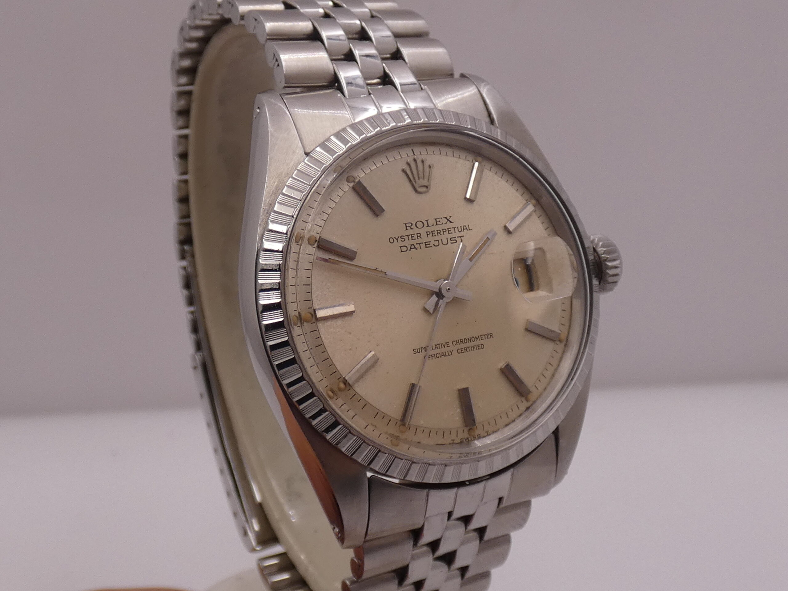 Rolex Datejust 36 1603 Automatico ANNO 1969 Big Logo Bracciale Jubilee Vintage Acciaio - immagine 9