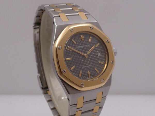 Audemars Piguet Royal Oak Lady Mid-Size 14470 Automatico Acciaio & Oro 18Kt With BOX Grey Dial ANNI '90 For Ladies