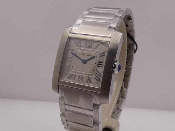 Cartier Tank Française 4476 NUOVO FULL STICKERED with TAG PRICE Acciaio Ref. WSTA0074