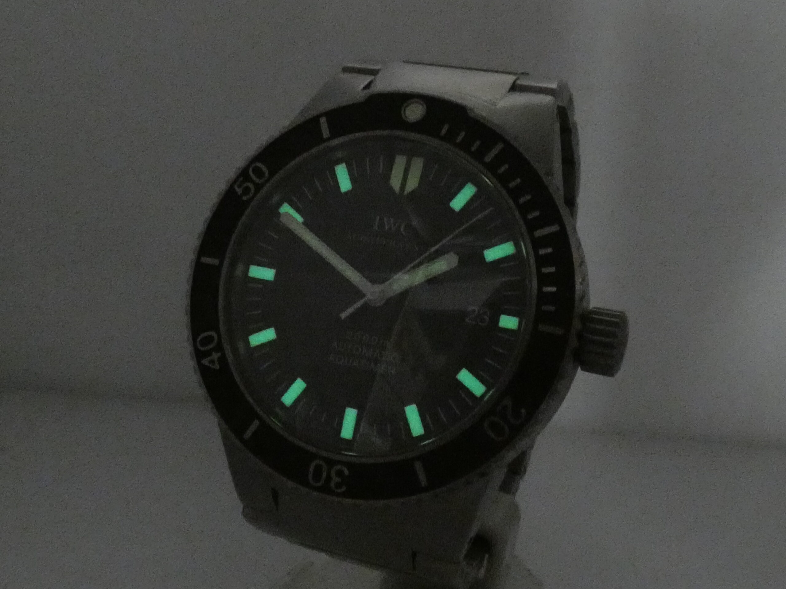 IWC Aquatimer Automatic 2000 GST 2000m IW353601 Black Dial Titanio Anni 2000 Braccialato - immagine 11