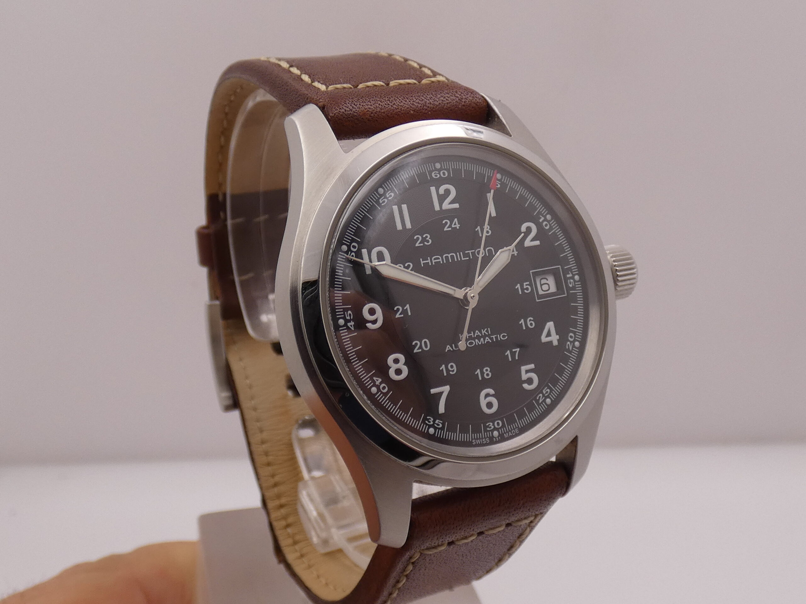 Hamilton Khaki Field Automatico LIKE NEW BOX&PAPERS Anno 2020 Acciaio Ref. H704450 - immagine 11