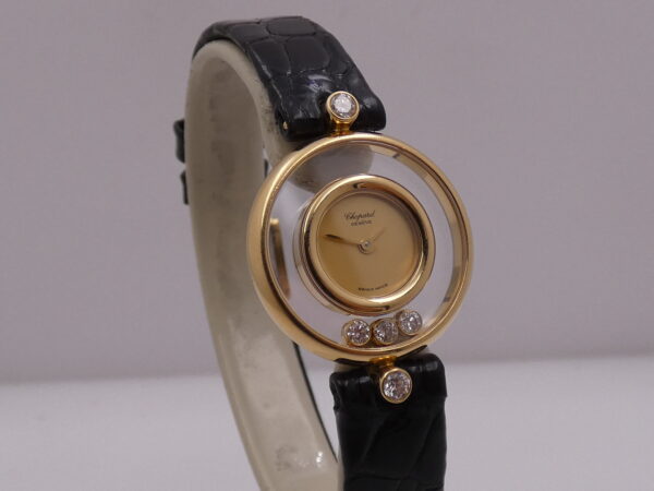 Chopard Happy Diamonds Lady 20/3929 Oro Massiccio 18Kt Floating Diamonds Dial Anni 2000