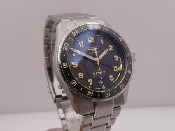 Longines Zulu Time GMT LIKE NEW BOX PAPERS & COSC GREEN Bezel Anno 2024 Automatico Acciaio L3.802.4
