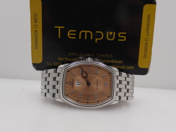 Rarissimo Omega De Ville Prestige Jumping Hour 4553.61.00 Salmon Dial Automatico ANNO 1998 Braccialato Acciaio