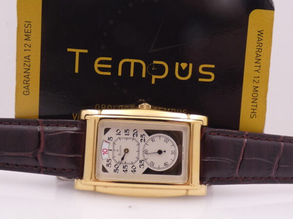 Bulova Saltarello Jumping Hours DA1322 TOP CONDITION 18Kt G.F. BOX&PAPERS '1990s Manuale