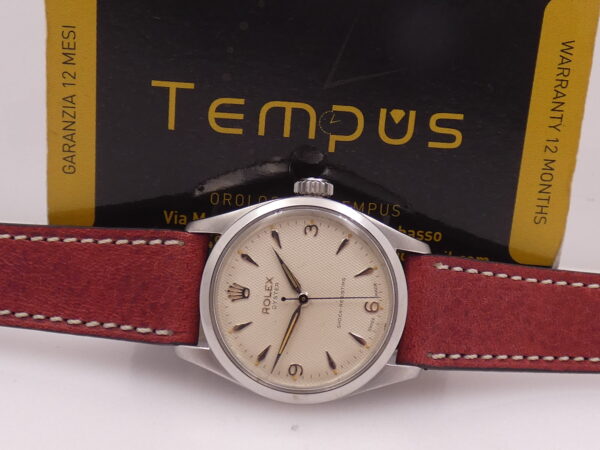 Rolex Oyster Shock-Resisting 6244 Honeycomb Dial ANNO 1953 Carica Manuale Acciaio