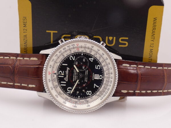 Cronografo Breitling Montbrillant Flyback Special Edition 100 Ans D'Aviation A35330 BOX&PAPERS Automatico TOP CONDITION Anno 2003 Acciaio Chronometre Certifie