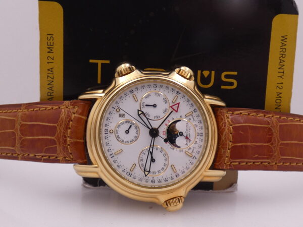 Jaeger-LeCoultre Grand Reveil Perpetual Calendar Moonphases 180.1.99 Oro Massiccio 18Kt NEVER POLISHED BOX&PAPERS Automatico ANNO 1994