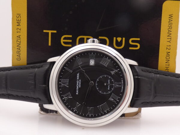 Raymond Weil Maestro 2838 TOP CONDITION WITH BOX Black Dial Automatico Acciaio