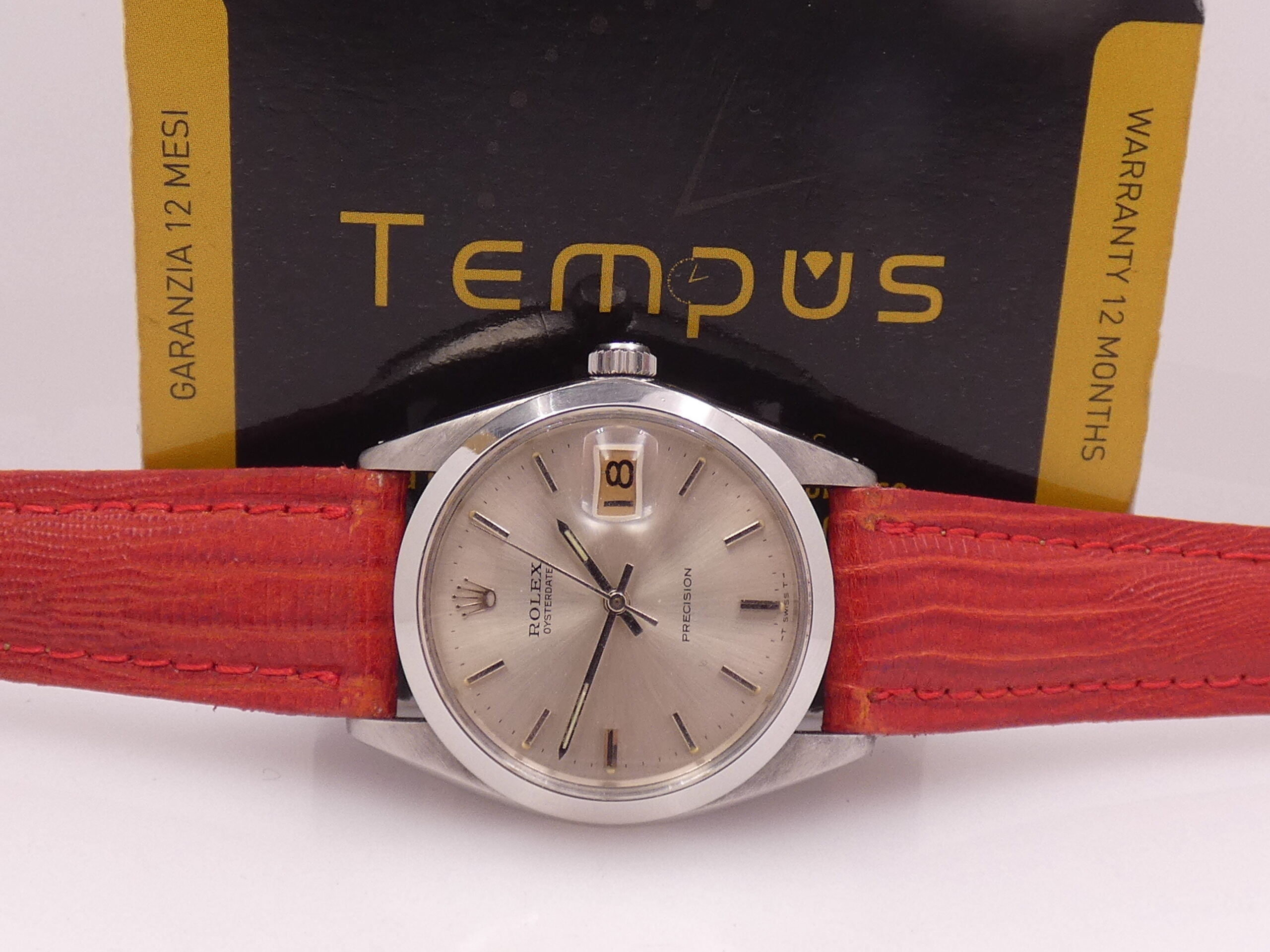 Rolex Oysterdate Precision 6694 Anno 1969 Original Dial Carica Manuale Acciaio Vintage - immagine 2