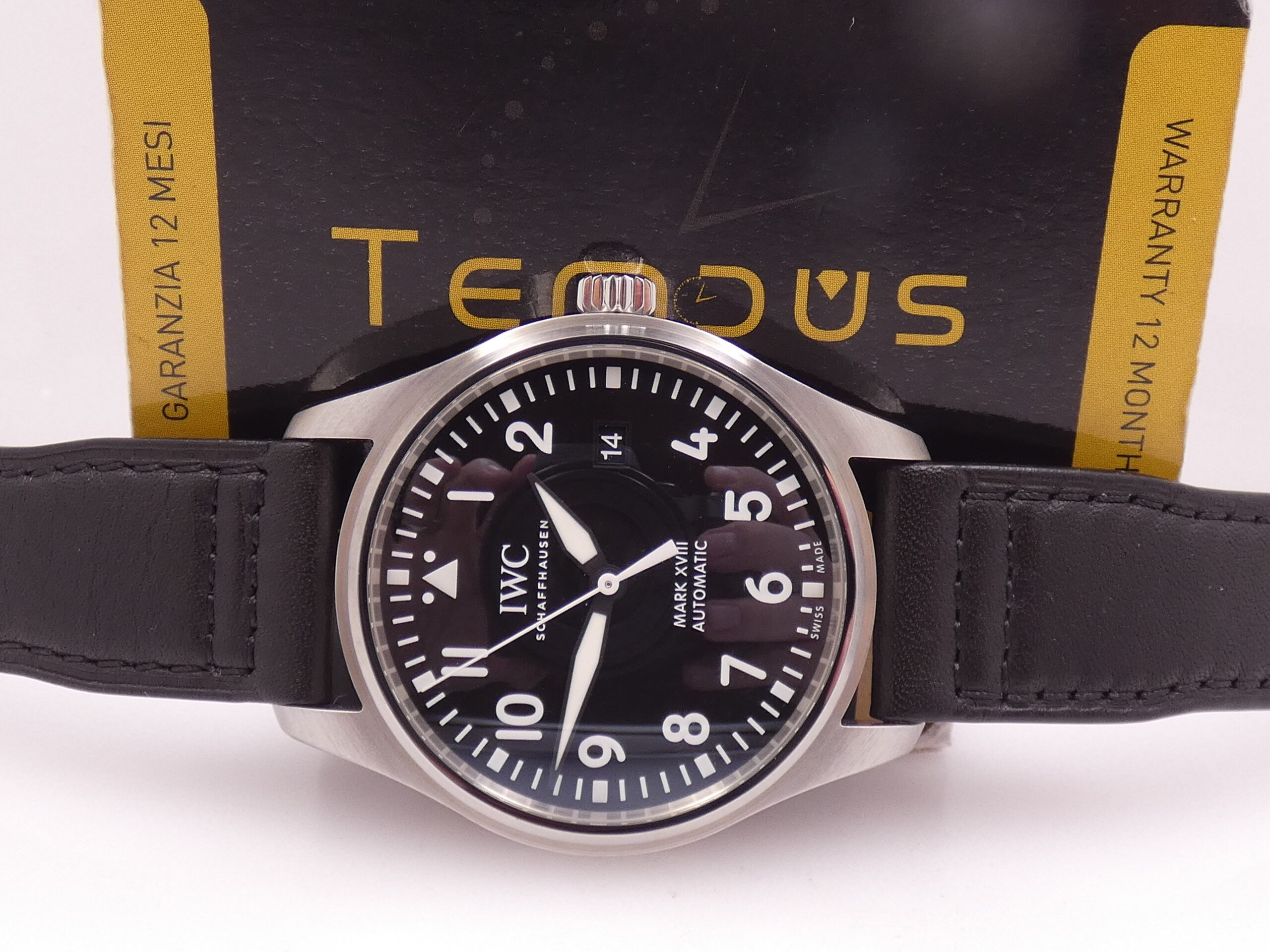 IWC Pilot Mark XVIII IW3270 TOP CONDITION BOX&PAPERS Anno 2019 Automatico Acciaio - immagine 2