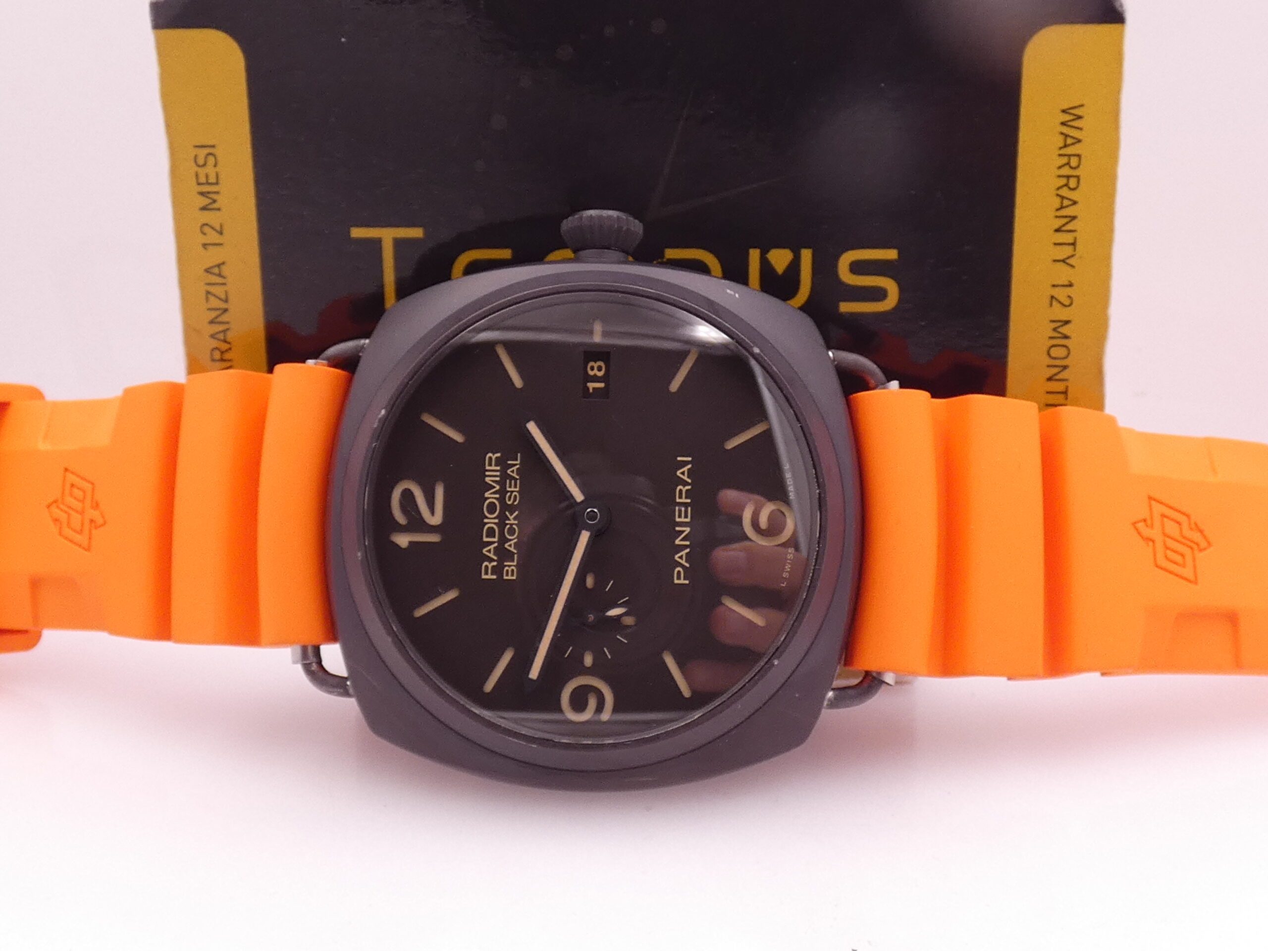 Panerai Radiomir Black Seal 3 Days Automatic Composite PAM00505 BOX&PAPERS STICKERS Automatic OP6959 Ceramic Anno 2014 - immagine 2