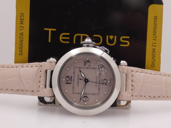 Cartier Pasha C Lady 2324 MOP DIAL Automatico WITH PAPERS Anno 2003 TOP CONDITION W3106499 Acciaio