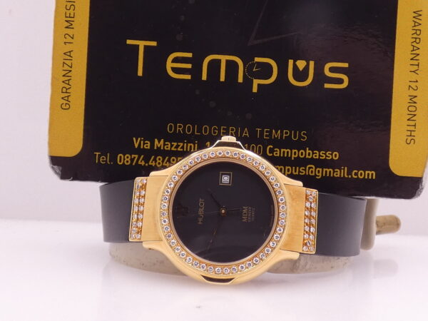 Hublot Classic Fusion MDM Lady Diamond Bezel Oro Massiccio 18Kt ANNI '90s Wonderful 139.10.5