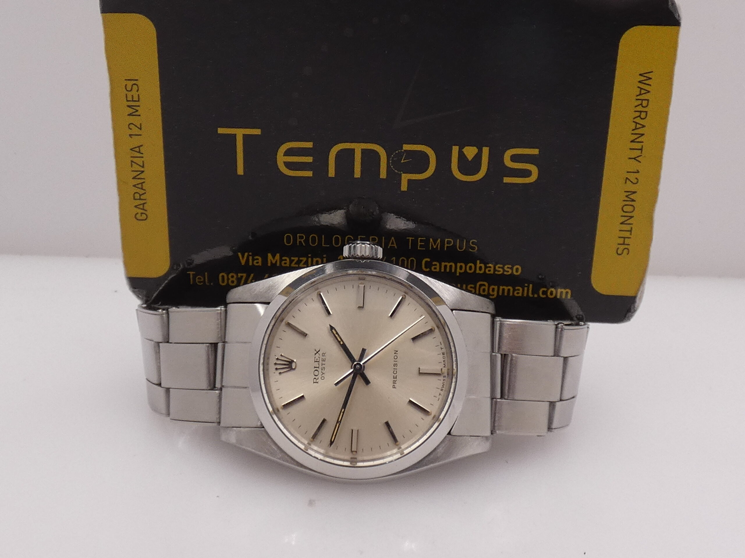 Rolex Oyster Precision 6426 Carica Manuale Anni '70s JUST SERVICED Braccialre a Rivetti Acciaio - immagine 2