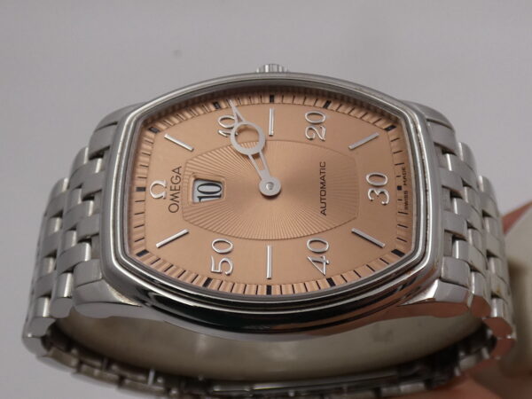Rarissimo Omega De Ville Prestige Jumping Hour 4553.61.00 Salmon Dial Automatico ANNO 1998 Braccialato Acciaio