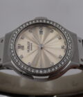 Hublot Classic Fusion Lady B1395.1 Factory Diamonds Dial & Bezel WITH PAPERS Anno 2010 Acciaio