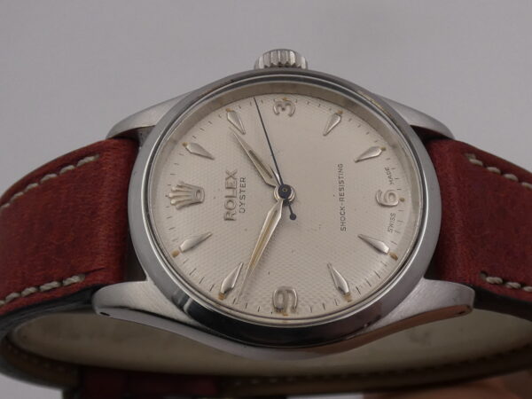 Rolex Oyster Shock-Resisting 6244 Honeycomb Dial ANNO 1953 Carica Manuale Acciaio