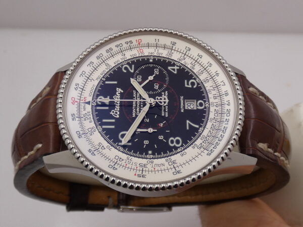 Cronografo Breitling Montbrillant Flyback Special Edition 100 Ans D'Aviation A35330 BOX&PAPERS Automatico TOP CONDITION Anno 2003 Acciaio Chronometre Certifie