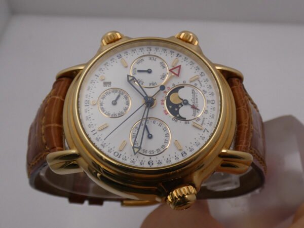 Jaeger-LeCoultre Grand Reveil Perpetual Calendar Moonphases 180.1.99 Oro Massiccio 18Kt NEVER POLISHED BOX&PAPERS Automatico ANNO 1994