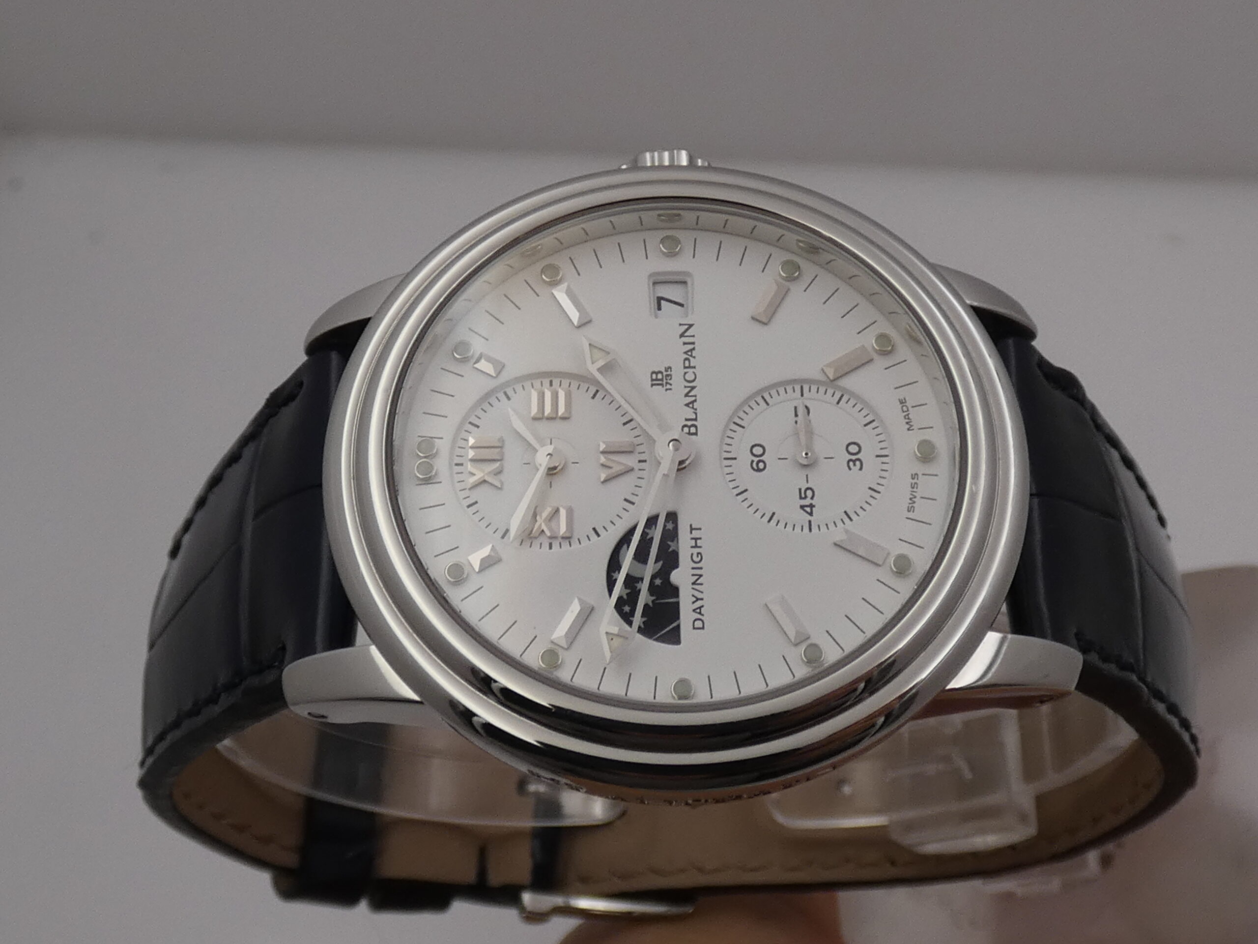 Blancpain Léman Double Time Zone 2160 Day/Night GMT WITH PAPERS Anno 2006 Automatico Acciaio