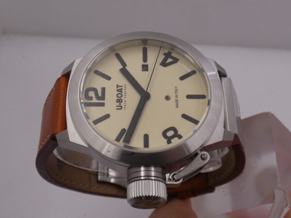 U-Boat Classico Italo Fontana 45mm 7126 BOX&PAPERS Anno 2012 Ivory Dial Automatico Acciaio