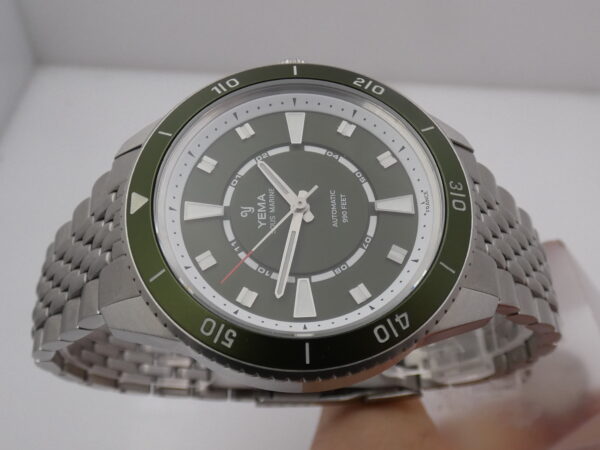 Yema Sous Marine VERDE LIKE NEW BOX&PAPERS Marzo 2024 Automatico Acciaio Braccialato YSMA23Z-ZMS