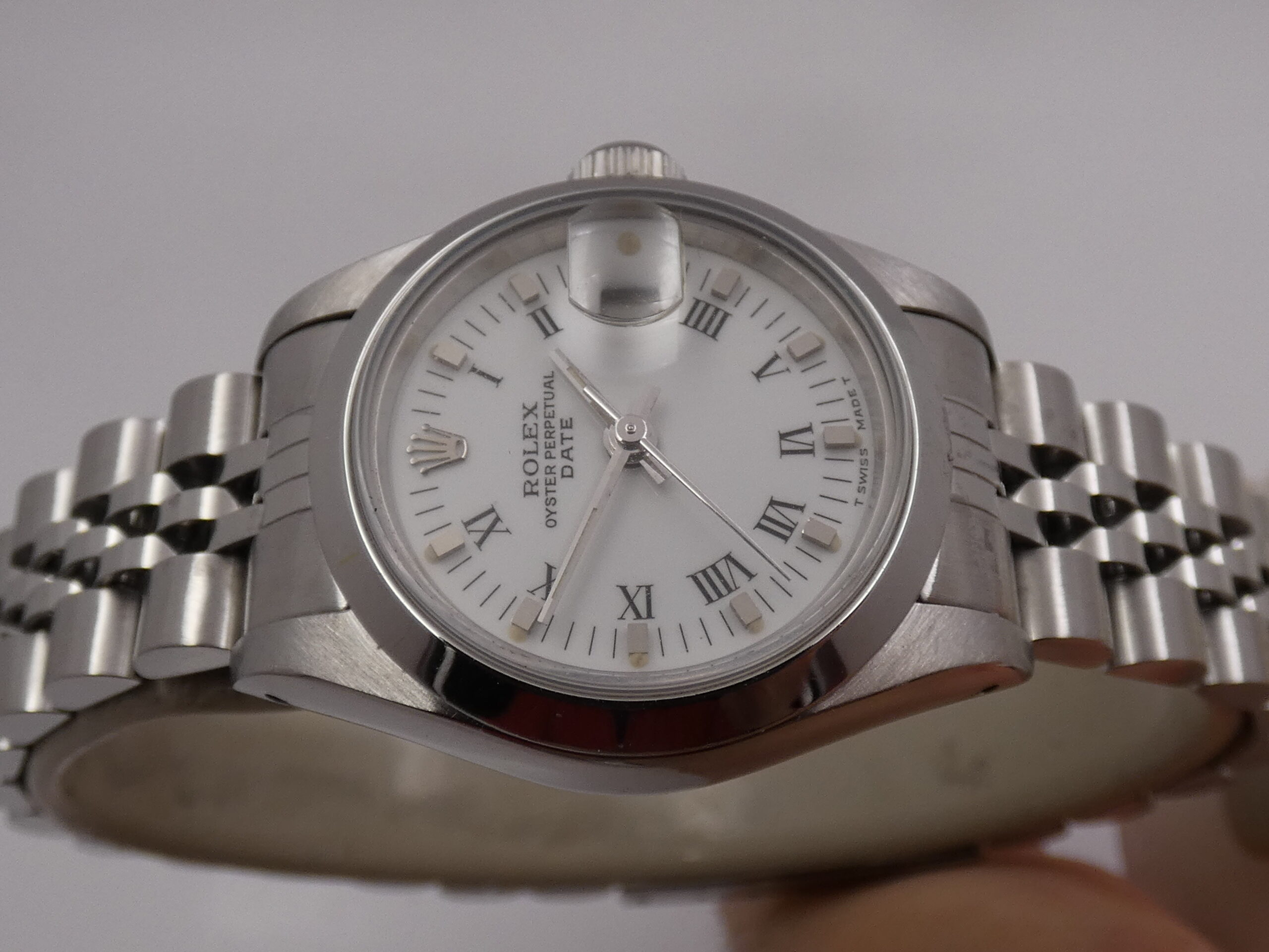 Rolex Oyster Perpetual Lady Date 69160 Bracciale JUBILEE Anno 1985 Automatico Acciaio