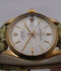 Rolex Oyster Perpetual Date 31 Mid-Size 6827 TOP CONDITION Oro Massiccio 18Kt LINEN DIAL Anno 1972 Automatico Vintage