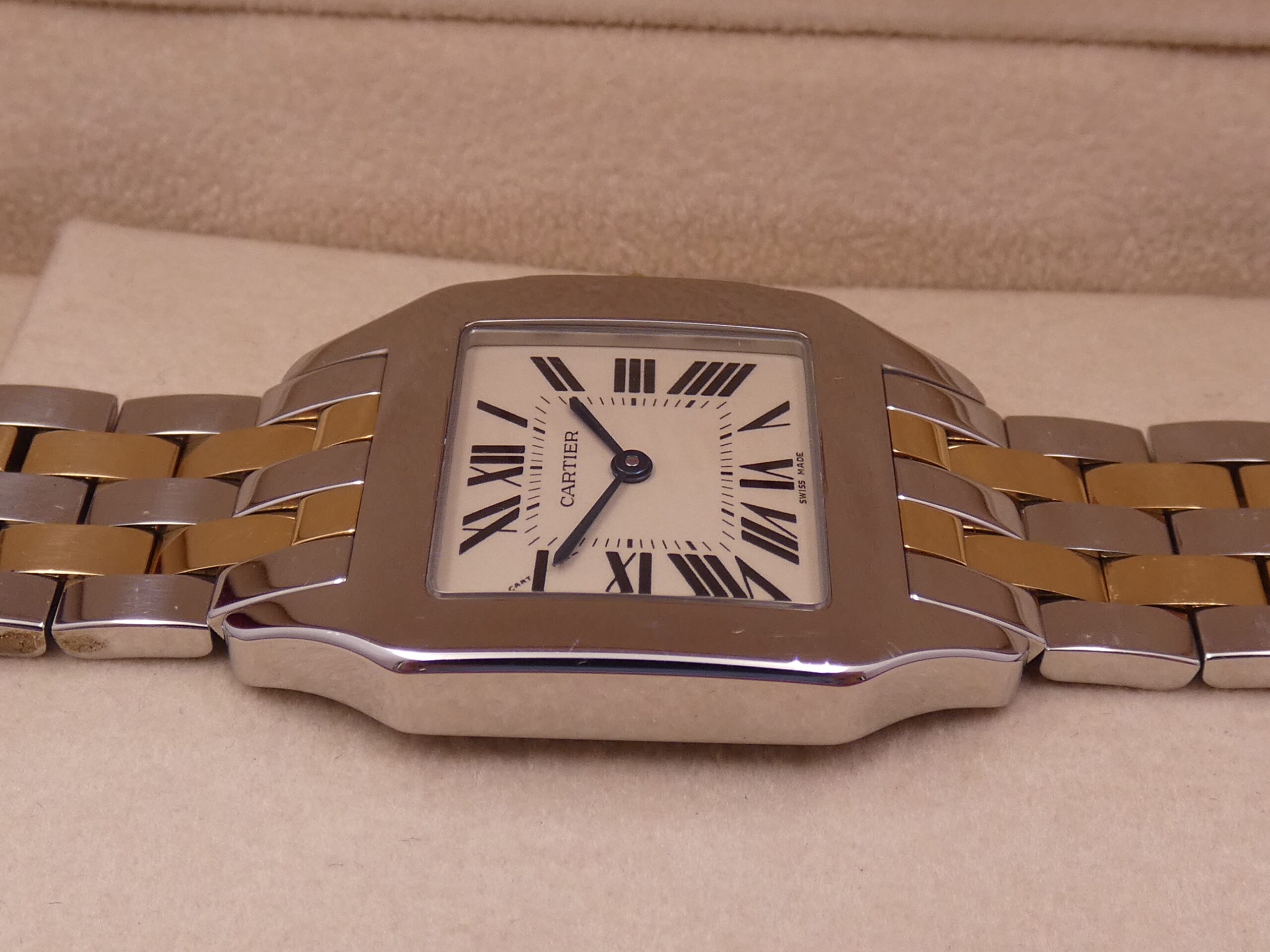 Cartier Santos Demoiselle 26mm BOX&PAPERS Acciaio&Oro 18Kt ANNO 2017 For Ladies 2701 - W25067Z6 TOP CONDITION Wonderful !!!