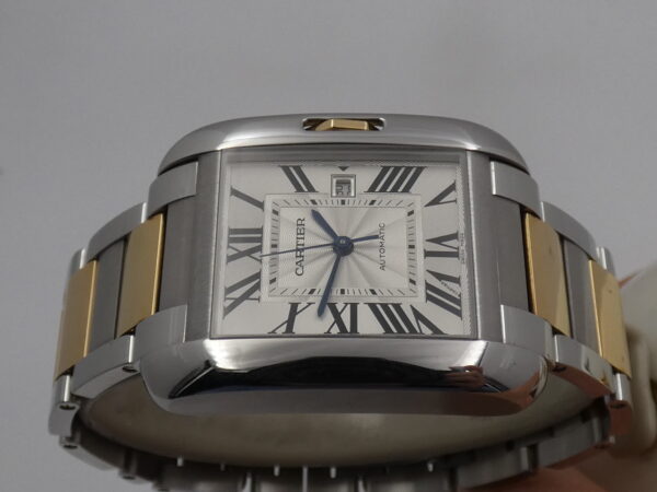 Cartier Tank Anglaise BOX&PAPERS Automatico Acciaio & Oro 18Kt TOP CONDITION Anno 2016 W5310047-3511