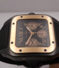 Cartier Santos 100 XL Acciaio & Titanio BOX&PAPERS Ghiera Oro Rosa 18Kt ANNO 2019 Automatico W2020004 - 3104