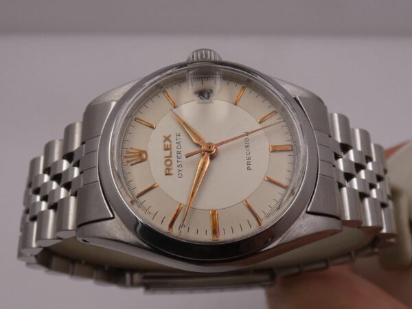 Rolex Oysterdate Precision 30mm 6466 Jubilee ANNO 1962 Carica Manuale Acciaio Vintage