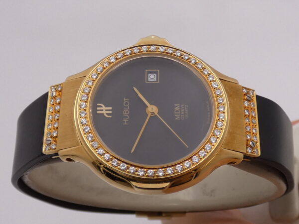 Hublot Classic Fusion MDM Lady Diamond Bezel Oro Massiccio 18Kt ANNI '90s Wonderful 139.10.5