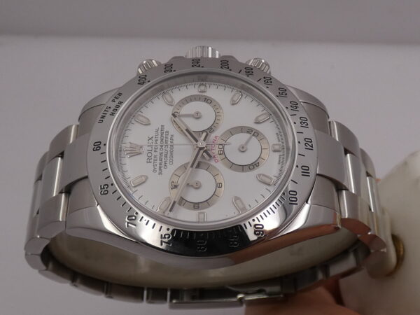 Rolex Daytona Cosmograph 116520 TOP CONDITION Anno 2005 With BOX White Dial Automatico Acciaio Bracciale Oyster
