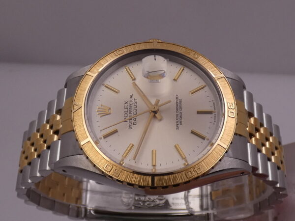 Rolex Datejust Turn-O-Graph 16253 Oro 18Kt & Acciaio BOX&PAPERS By BUCHERER Anno 1986 UNICO PROPRIETARIO Automatico Bracciale Jubilee