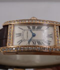 Cartier Tank Américaine 2503 ORO ROSA 18Kt Diamonds Bezel & Lugs ANNI '90 for Ladies W2607456