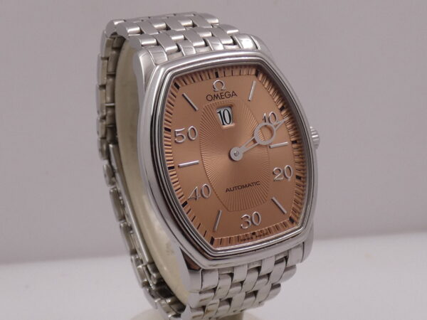 Rarissimo Omega De Ville Prestige Jumping Hour 4553.61.00 Salmon Dial Automatico ANNO 1998 Braccialato Acciaio