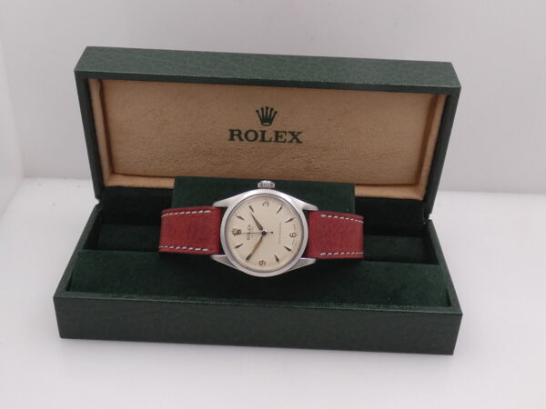 Rolex Oyster Shock-Resisting 6244 Honeycomb Dial ANNO 1953 Carica Manuale Acciaio
