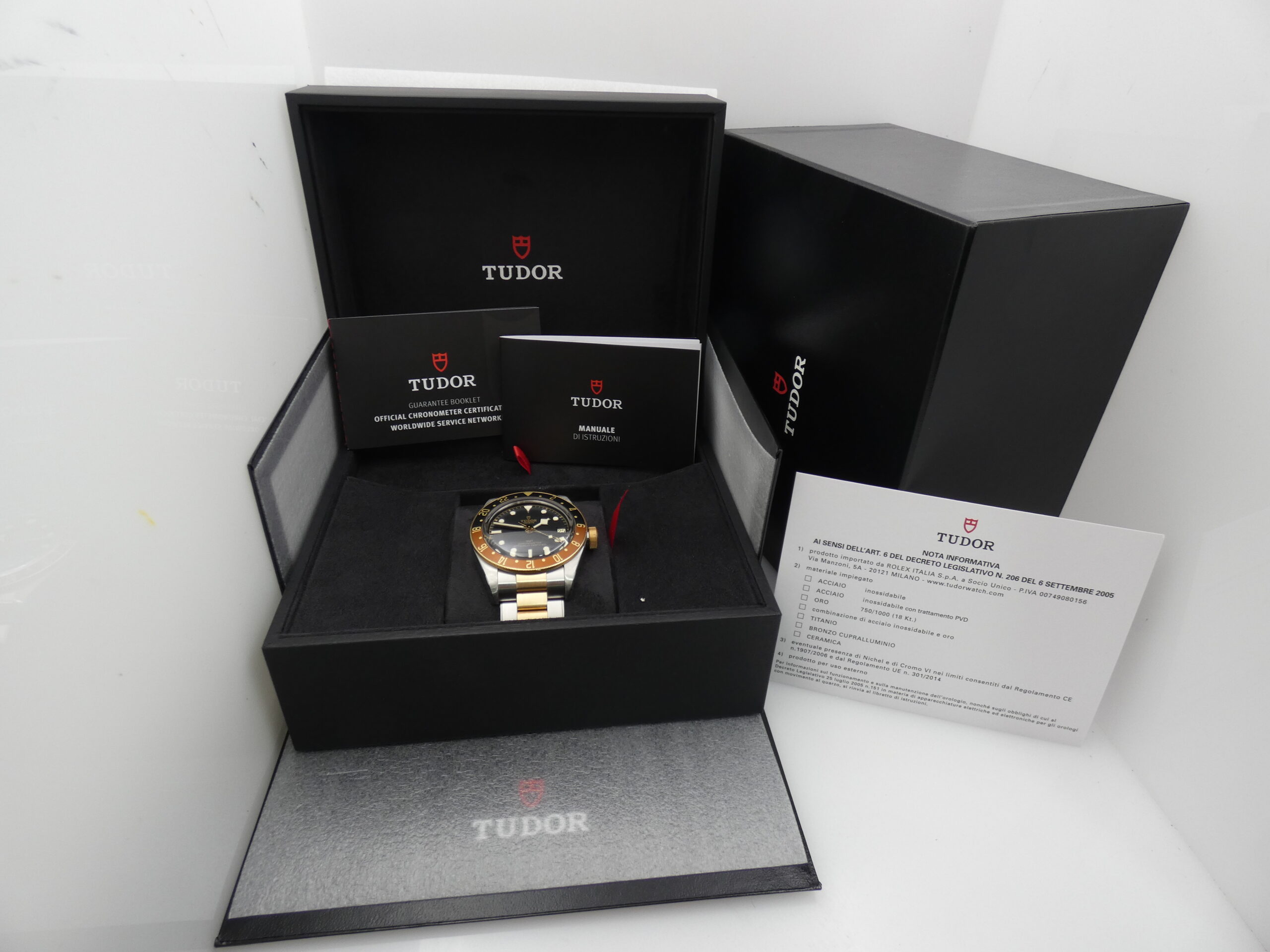 Tudor Black Bay GMT S&G 79833MN Oro 18Kt & Acciaio TOP CONDITION WITH BOX Automatico - immagine 11